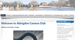 Desktop Screenshot of abingdoncameraclub.org.uk